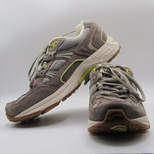 Vionic Gray and Yellow Women's 23 Walk Sneakers Size 7 Excellent Condition